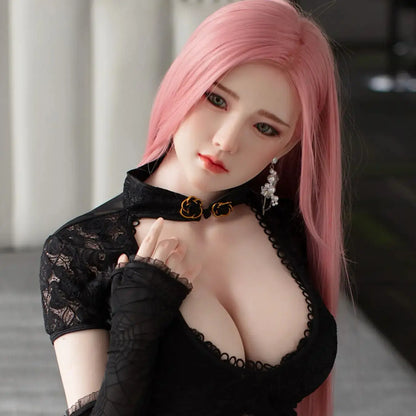 Poupée réaliste asiatique aux cheveux roses en TPE - Sena | TopLoveDoll
