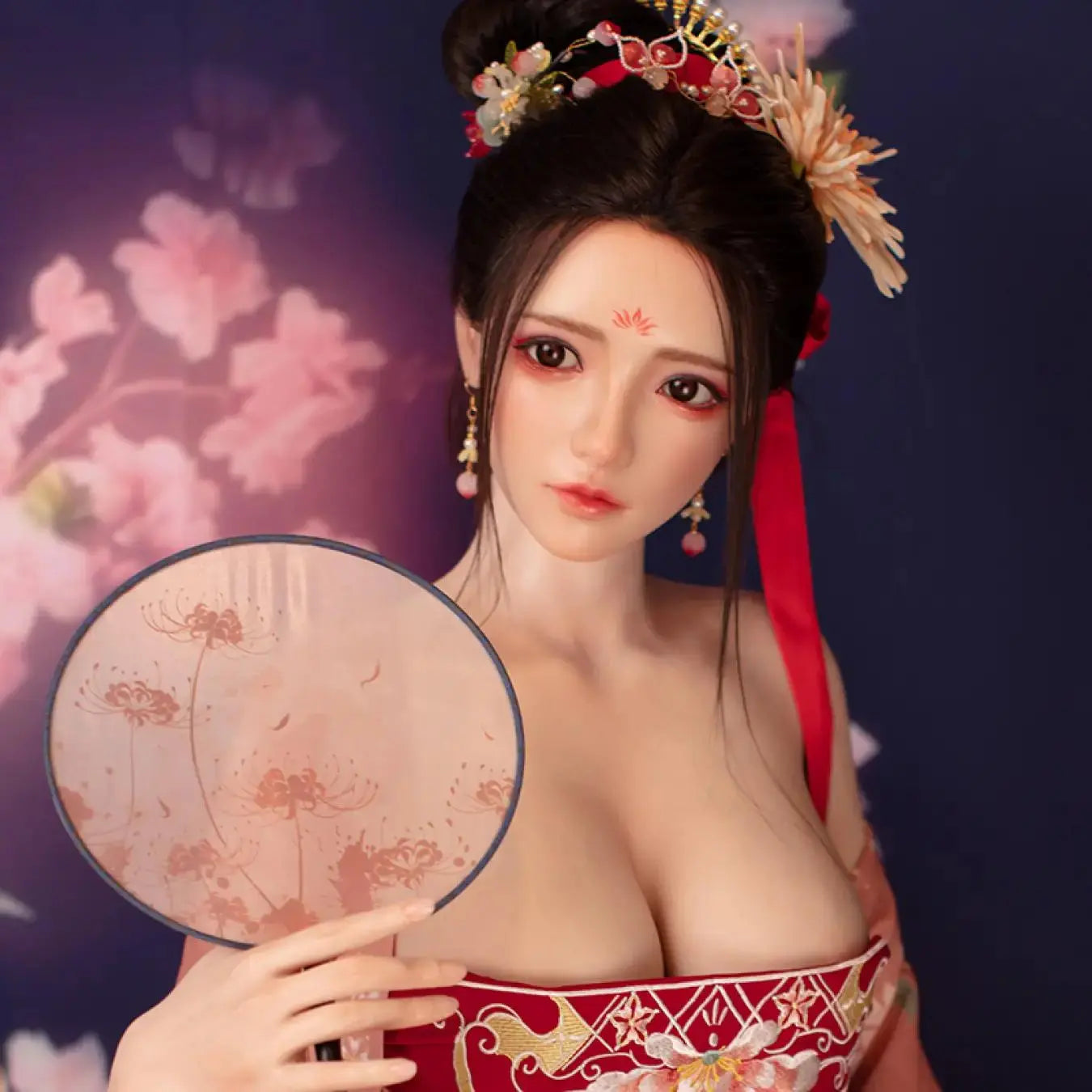 TopLoveDoll | Miko, call-girl chinoise ancienne - Poupée sexuelle BJD anime Hanfu rouge