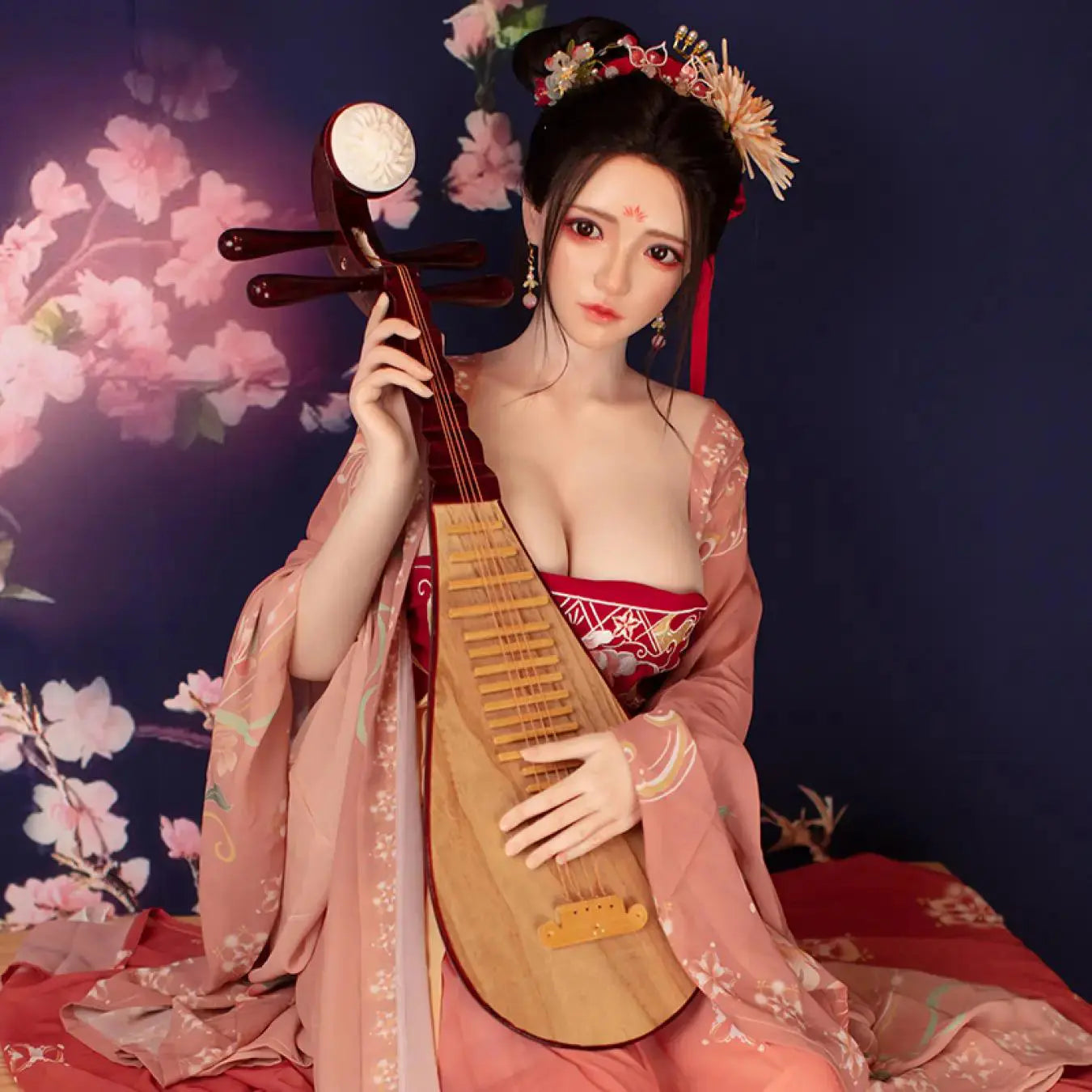 TopLoveDoll | Miko, call-girl chinoise ancienne - Poupée sexuelle BJD anime Hanfu rouge