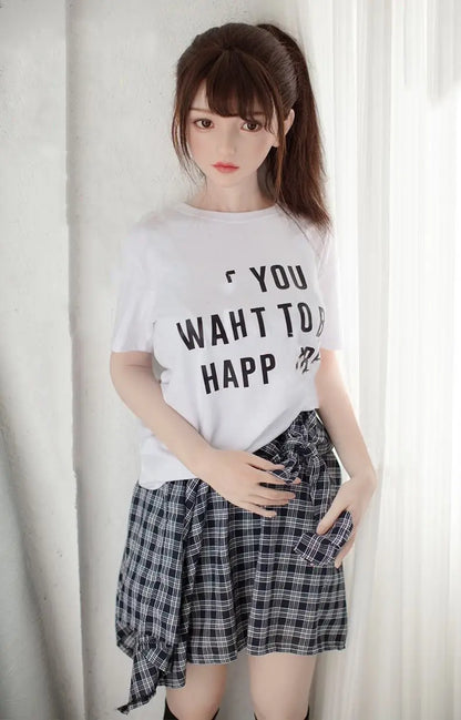 TopLoveDoll | Miko Petite Asiatique - Poupée sexuelle BJD anime étudiante à queue de cheval
