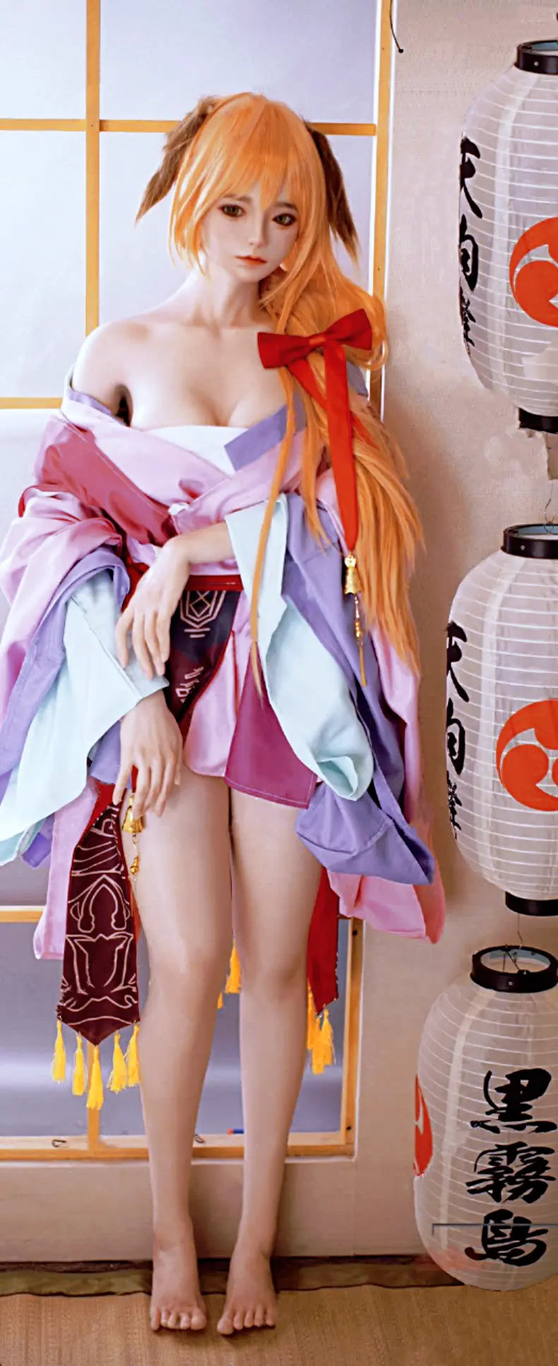TopLoveDoll | Miko Fox Spirit - Poupée sexuelle BJD Nekomimi d'anime chinois