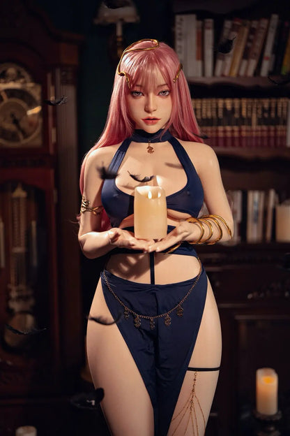 TopLoveDoll | Miko Astrologue - Poupée sexuelle BJD asiatique aux cheveux roses, style anime