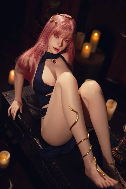 TopLoveDoll | Miko Astrologue - Poupée sexuelle BJD asiatique aux cheveux roses, style anime