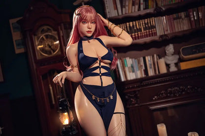TopLoveDoll | Miko Astrologue - Poupée sexuelle BJD asiatique aux cheveux roses, style anime
