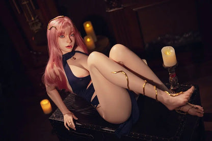TopLoveDoll | Miko Astrologue - Poupée sexuelle BJD asiatique aux cheveux roses, style anime