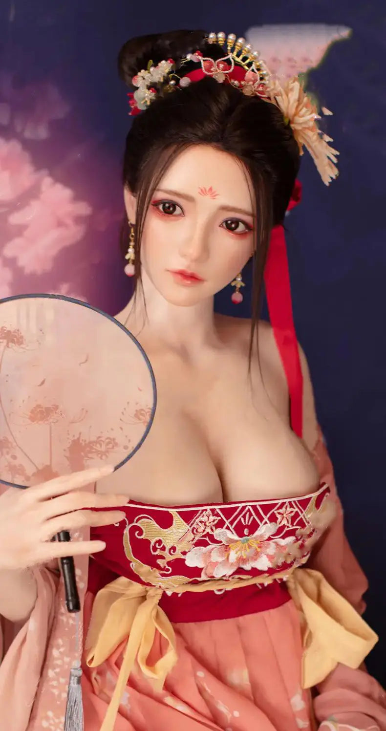 TopLoveDoll | Miko, call-girl chinoise ancienne - Poupée sexuelle BJD anime Hanfu rouge