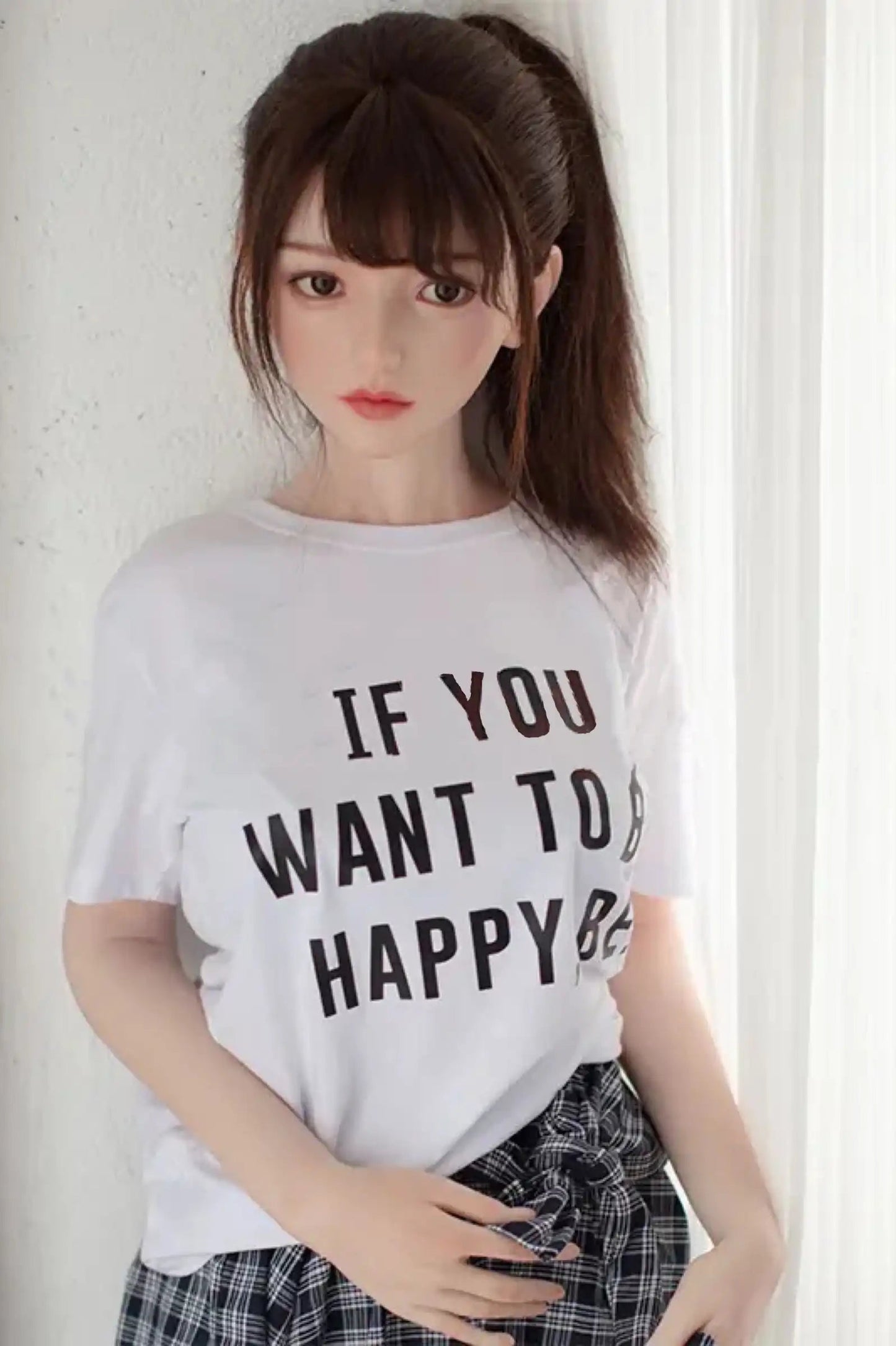 TopLoveDoll | Miko Petite Asiatique - Poupée sexuelle BJD anime étudiante à queue de cheval