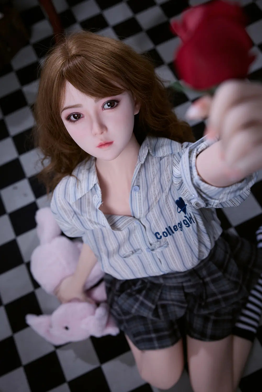 TopLoveDoll | Miko, étudiante - Poupée sexuelle BJD asiatique mignonne et timide, style anime.