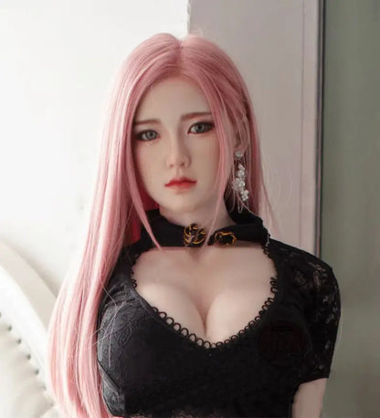 Poupée réaliste asiatique aux cheveux roses en TPE - Sena | TopLoveDoll