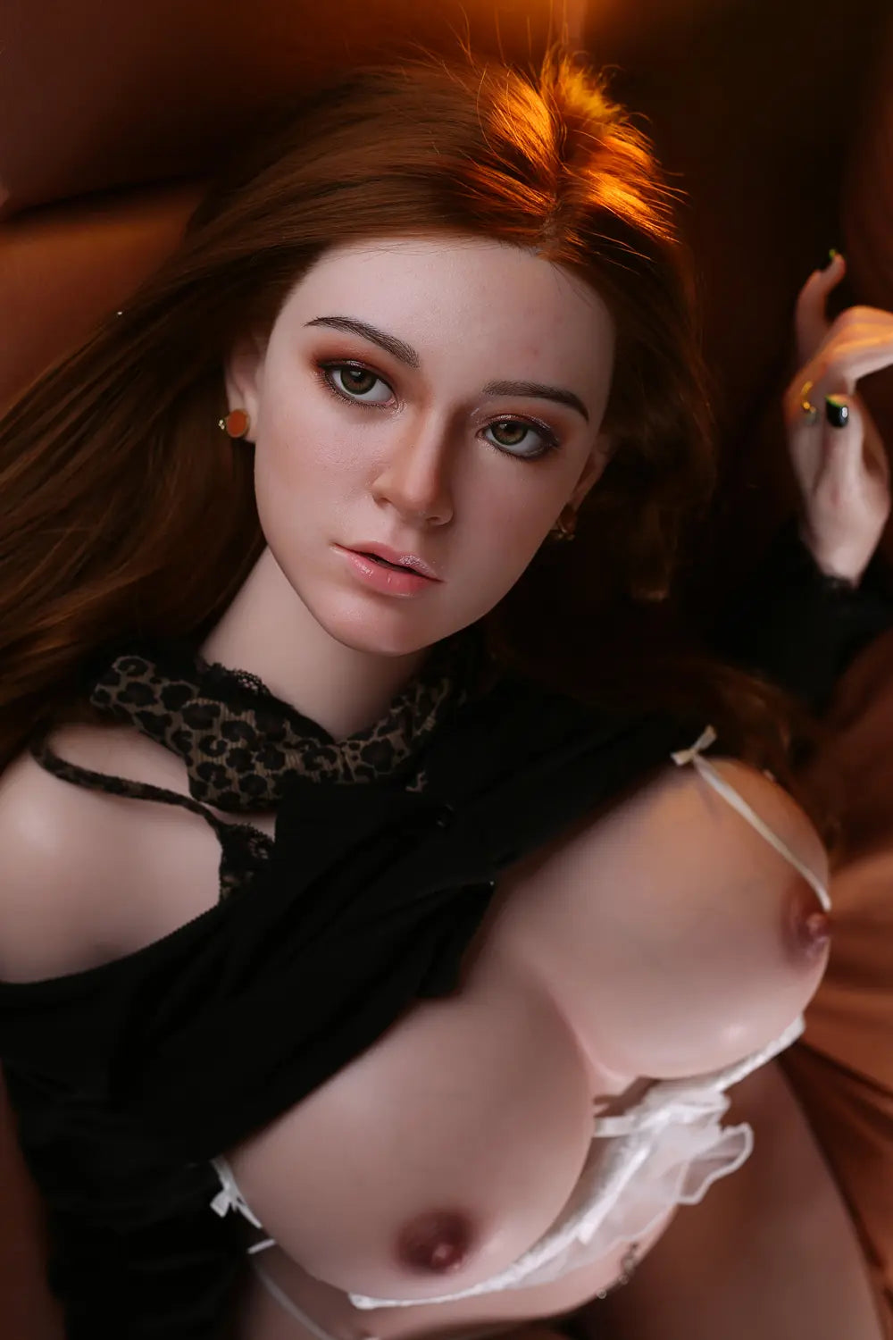 TopLoveDoll | Poupée sexuelle ROS multi-hauteur personnalisable avec tenue transparente séduisante - Riko