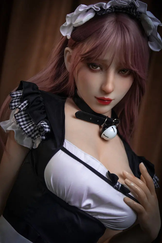 TopLoveDoll｜ Poupée sexuelle asiatique multi-tailles, cheveux violets, style anime - Fiona
