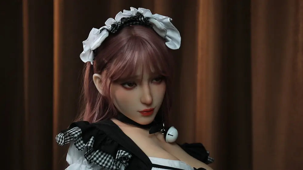 TopLoveDoll｜ Poupée sexuelle asiatique multi-tailles, cheveux violets, style anime - Fiona