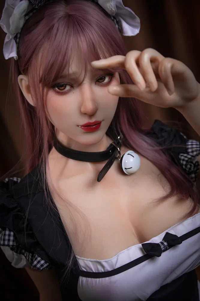 TopLoveDoll｜ Poupée sexuelle asiatique multi-tailles, cheveux violets, style anime - Fiona
