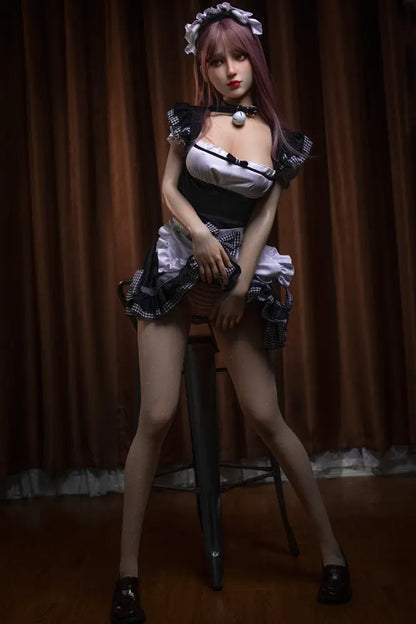 TopLoveDoll｜ Poupée sexuelle asiatique multi-tailles, cheveux violets, style anime - Fiona