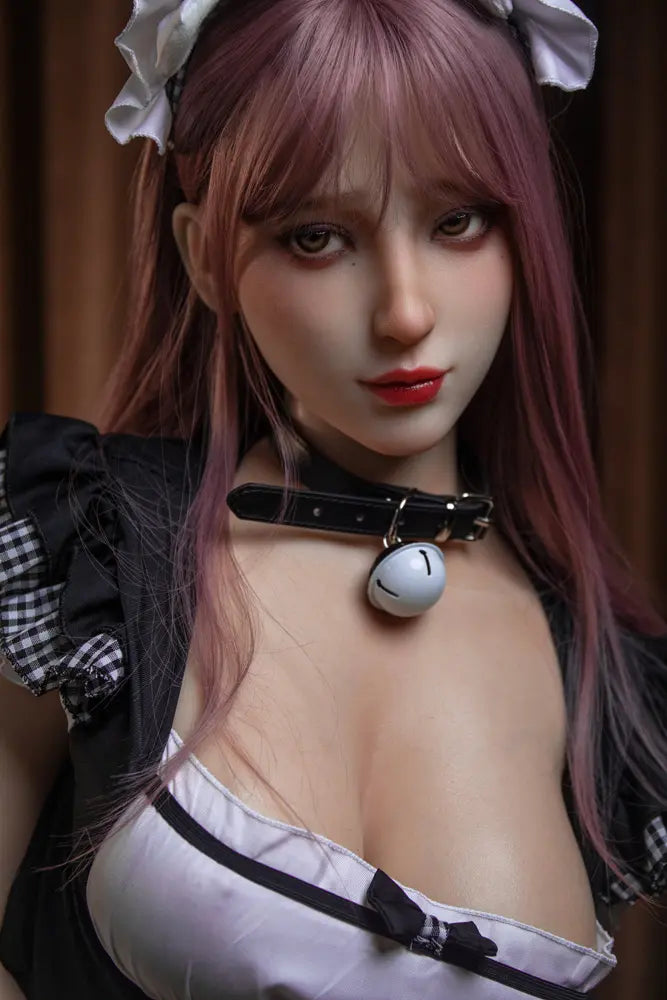 TopLoveDoll｜ Poupée sexuelle asiatique multi-tailles, cheveux violets, style anime - Fiona