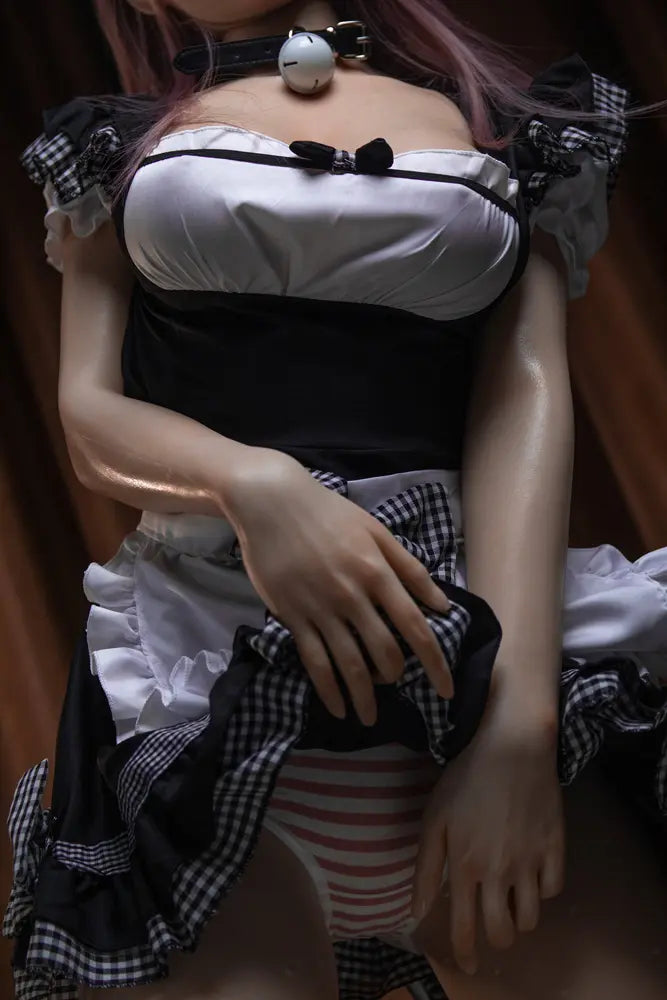 TopLoveDoll｜ Poupée sexuelle asiatique multi-tailles, cheveux violets, style anime - Fiona