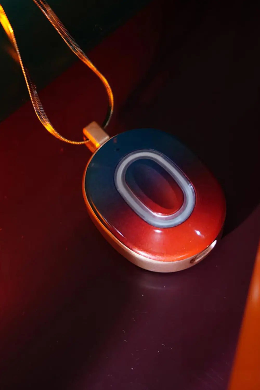 TopLoveDoll AI Chat Necklace – Portable voice AI companion for sex dolls, silver pendant design